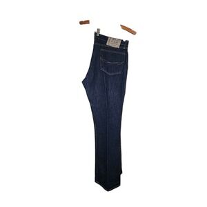 Polo Ralph Lauren Jeans 750 Bootcut Mens 40x30 Button Fly Dark Blue Denim‎
